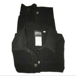 Versace Jeans sz L black shirt jacket